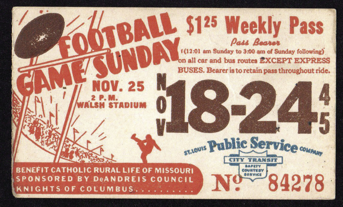 Walsh Stadum Football Ticket